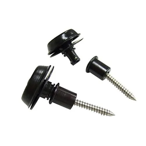 Dunlop SLS1403BK Straplok Flush Замок-фиксатор для гитарного ремня, черный.